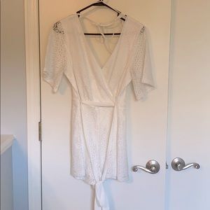 White lace romper